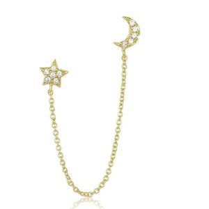 Melinda Maria Selena Chain Stud Earring - brandnew never worn